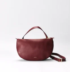 Aesaert handtas billie mahogany red