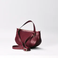 Aesaert handtas billie mahogany red