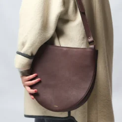 Aesaert handtas els dark brown