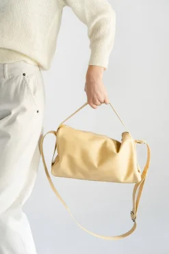 Aesaert handtas teckel butter yellow