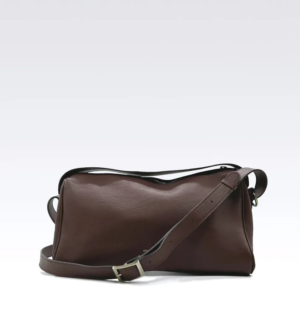 Aesaert handtas teckel dark brown