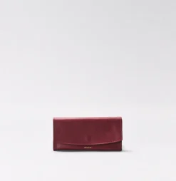 Aesaert portefeuille camille mahogany red