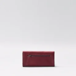 Aesaert portefeuille camille mahogany red