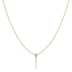 BDM – amants ketting lang pacific opaal