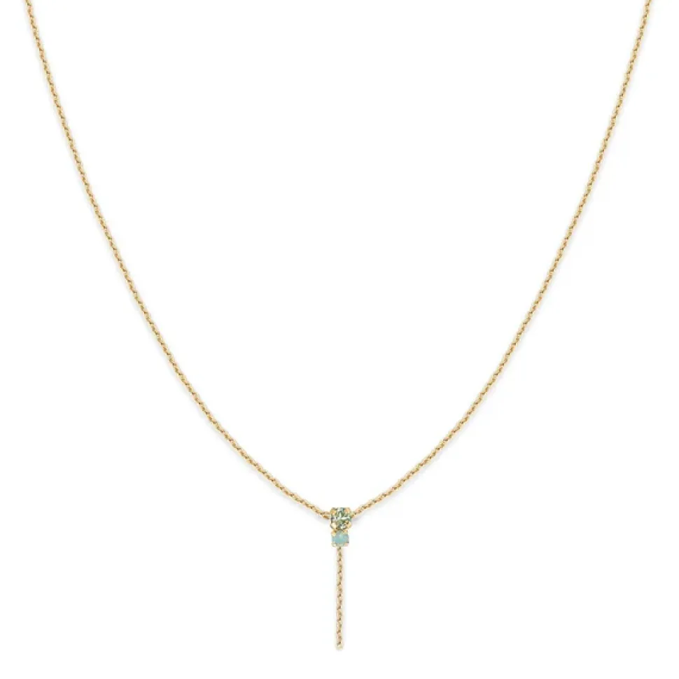 BDM – amants ketting lang pacific opaal