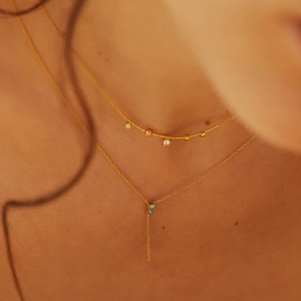 BDM – amants ketting lang pacific opaal