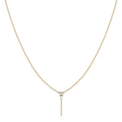 BDM – amants lange ketting wit kristal