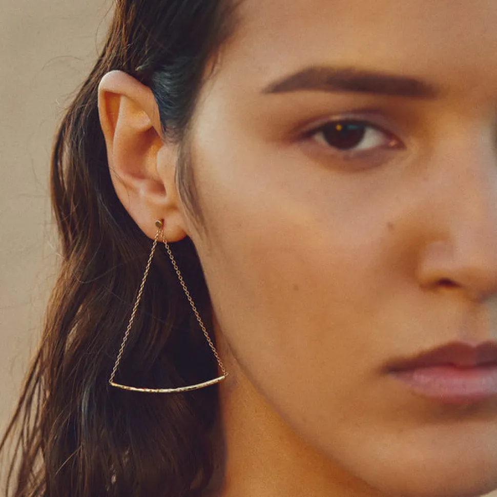 BDM – illusion chain oorbellen