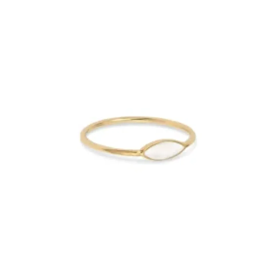 BDM – kalia ring wit enamel