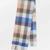 BS Check Anilopa Scarf Maritime Blue