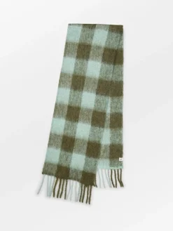 BS Check Mincho Scarf Sage Green