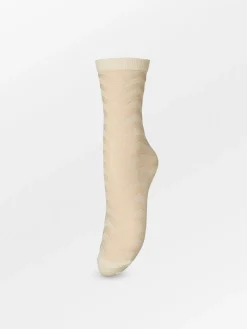 BS Dopamina Glitter Sock Birch White