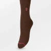 BS Logo Cotta Sock Hot Fudge Brown