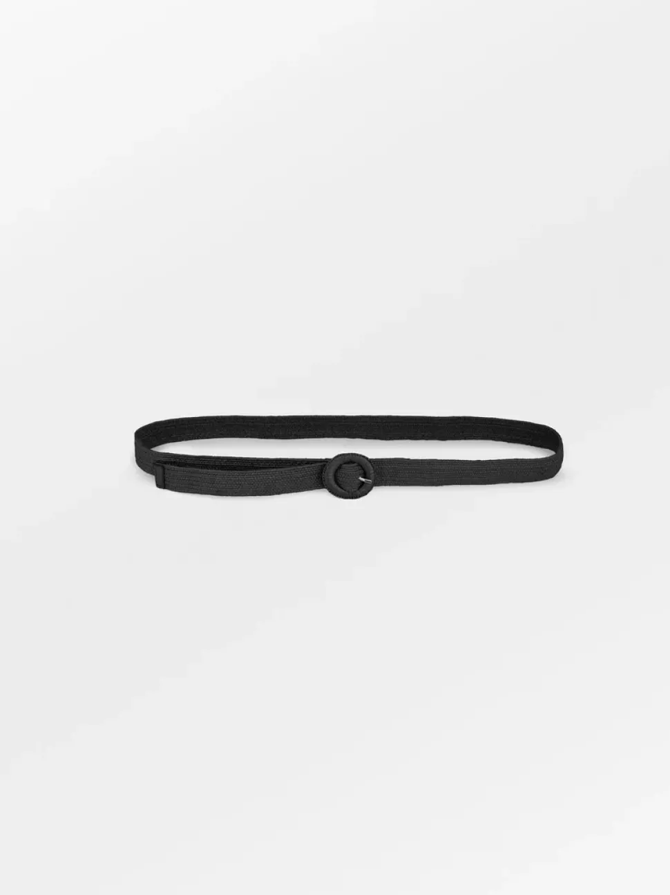BS Solid Slim Zia Belt Black