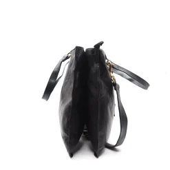 Campomaggi – shopping 2-delige handtas zwart