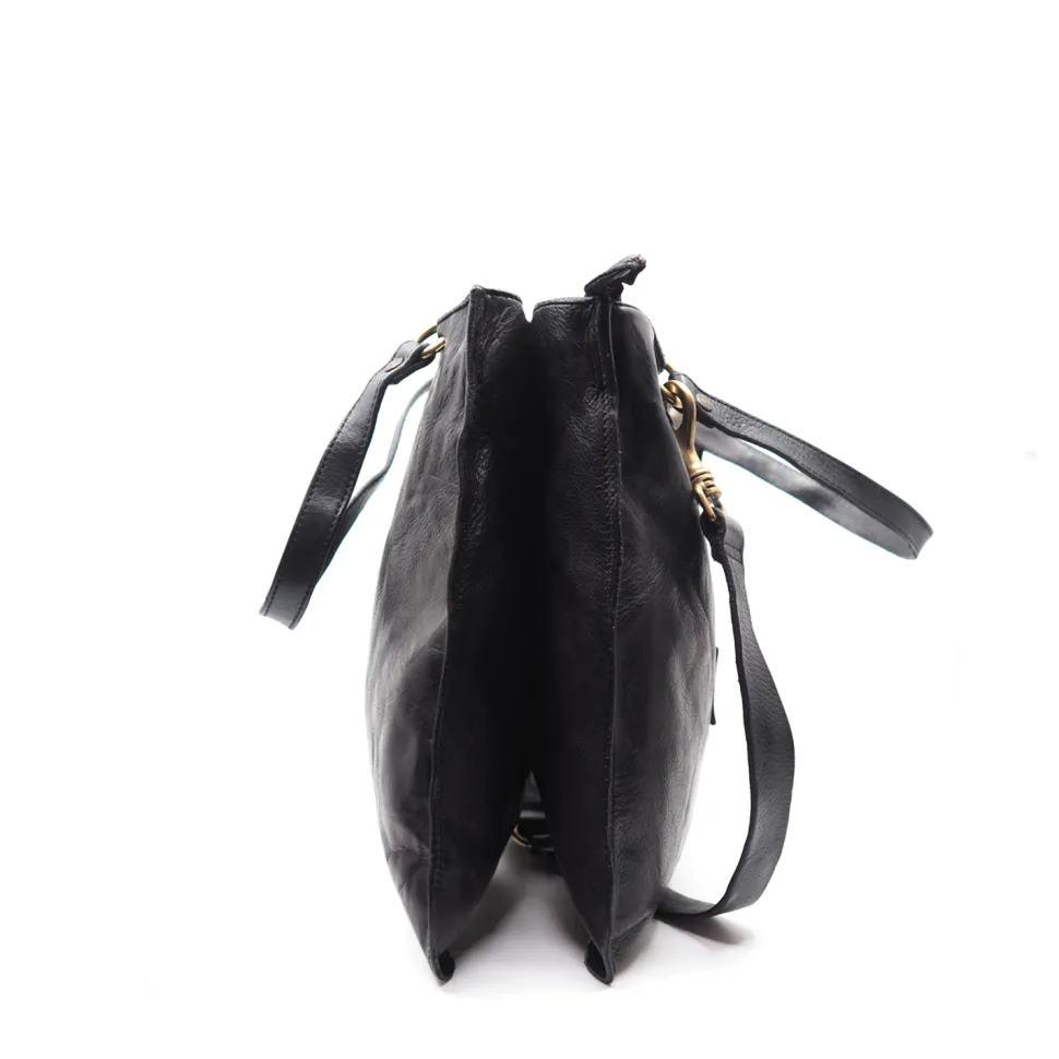 Campomaggi – shopping 2-delige handtas zwart