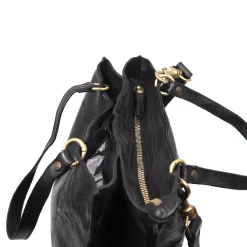 Campomaggi – shopping 2-delige handtas zwart