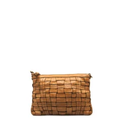 Campomaggi – small pochette woven camel