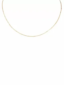 EB – verguld kettinkje met platte schakel