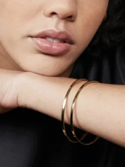 EB – vergulde platte bangle