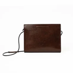 EV – handtas grace chocolade/rubberen riem