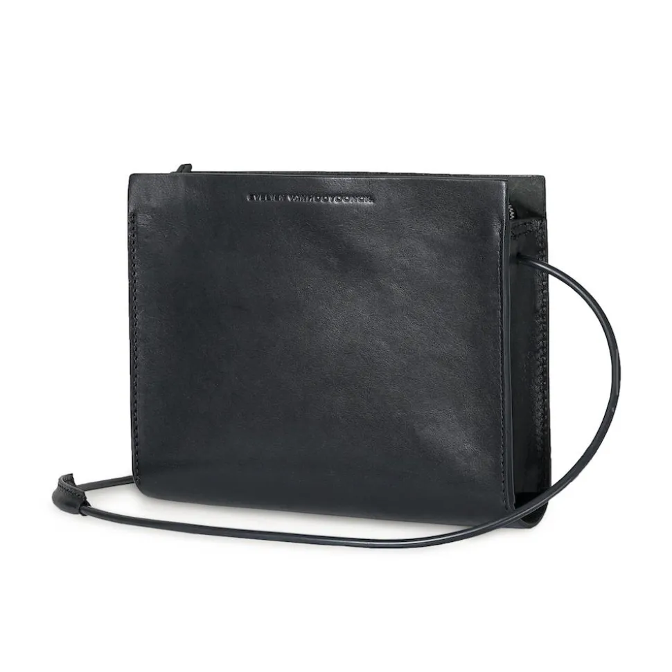 EV – handtas grace zwart/rubberen riem