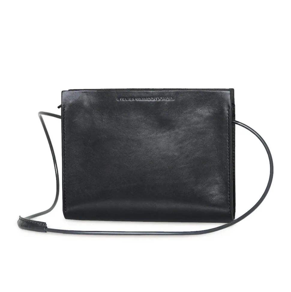 EV – handtas grace zwart/rubberen riem