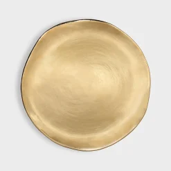 &k Imperfect plate gold large