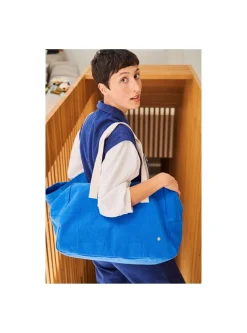 La cerise – weekend bag iona blauw mecano
