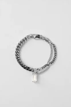 Lore Van Keer – credo armband met witte maansteen zilver