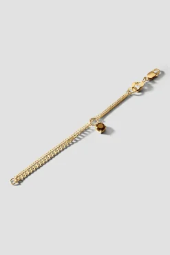 Lore Van Keer – noctis armband met onyx verguld (medium)