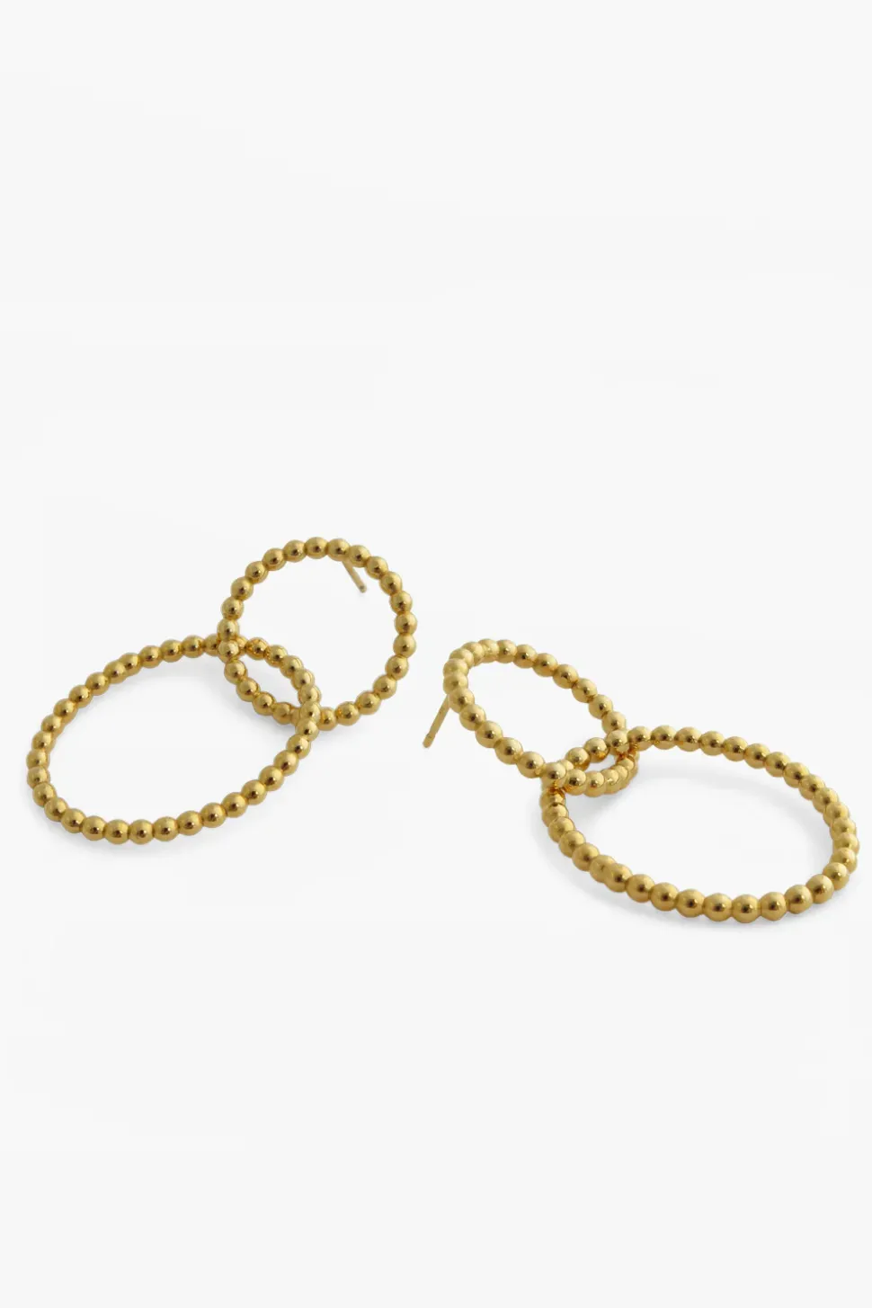 MHL – statement oorringen met bubbles zilver verguld