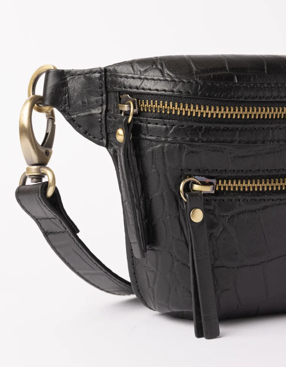 O My Bag – buideltas Beck’s Bum Bag Croco Leather Strap