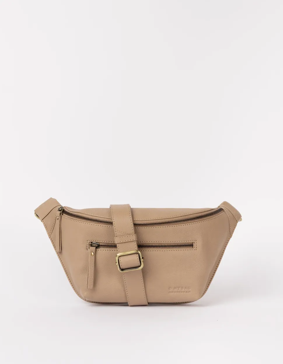 O My Bag – buideltas Drew Bum Bag soft grain leather Sand