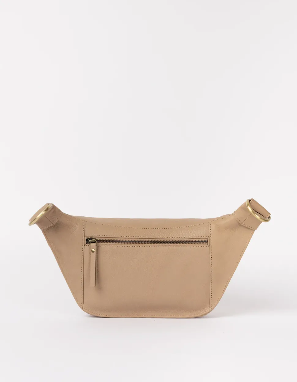 O My Bag – buideltas Drew Bum Bag soft grain leather Sand