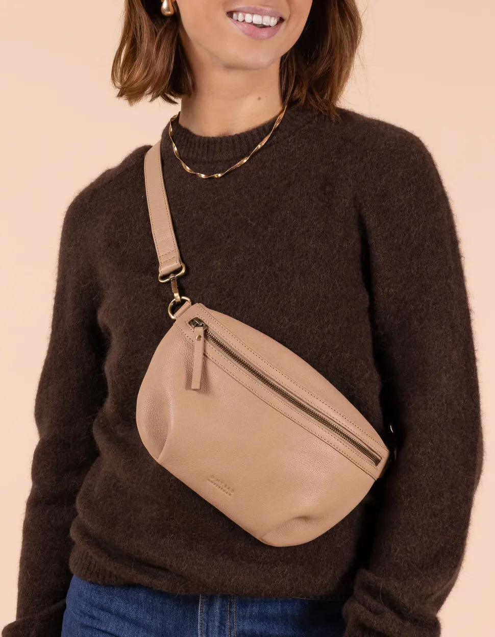 O My Bag – Bumbag Milo Soft Grain Leather Sand