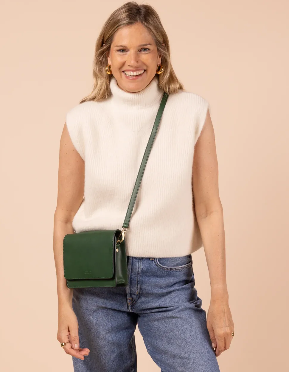 O My Bag – Audrey mini handtas met lederen riem