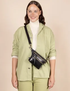 O My Bag – Bum Bag Strap Stromboli Leather Black