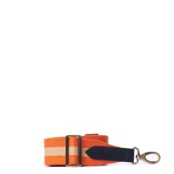 O My Bag – Orange Webbing Strap Classic Leather