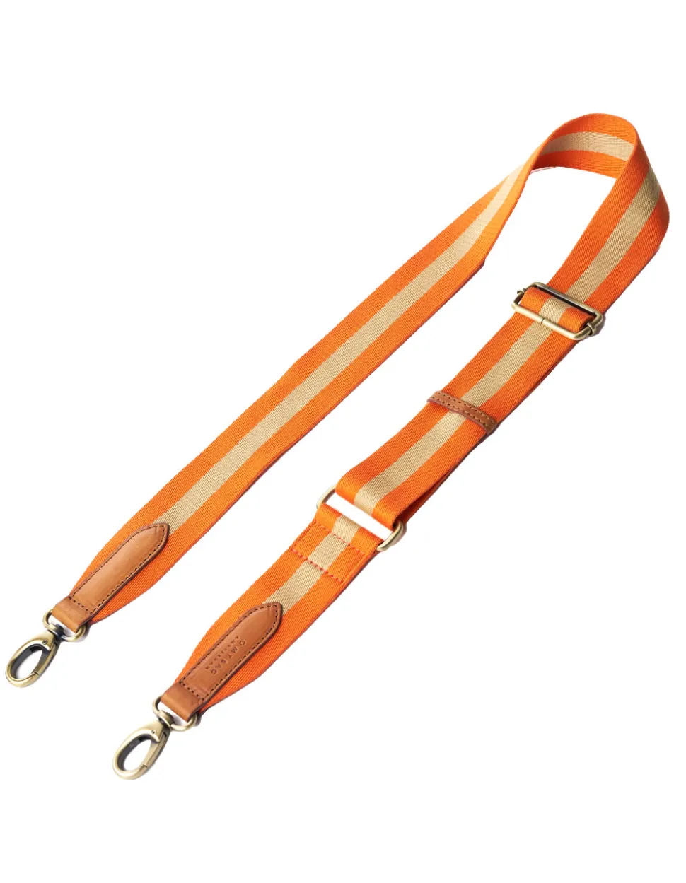 O My Bag – Orange Webbing Strap Classic Leather