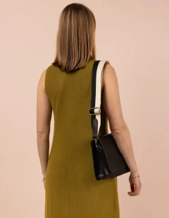 O My Bag – stoffen riem zwart/wit