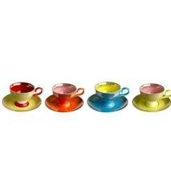 Polspotten – set van 4 espresso kopjes grandma