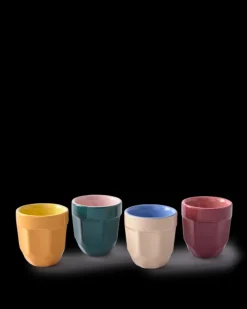 Polspotten – set van 4 espresso kopjes multi-colour