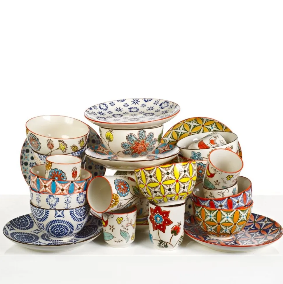 Polspotten – snack bowl hippy set of 4