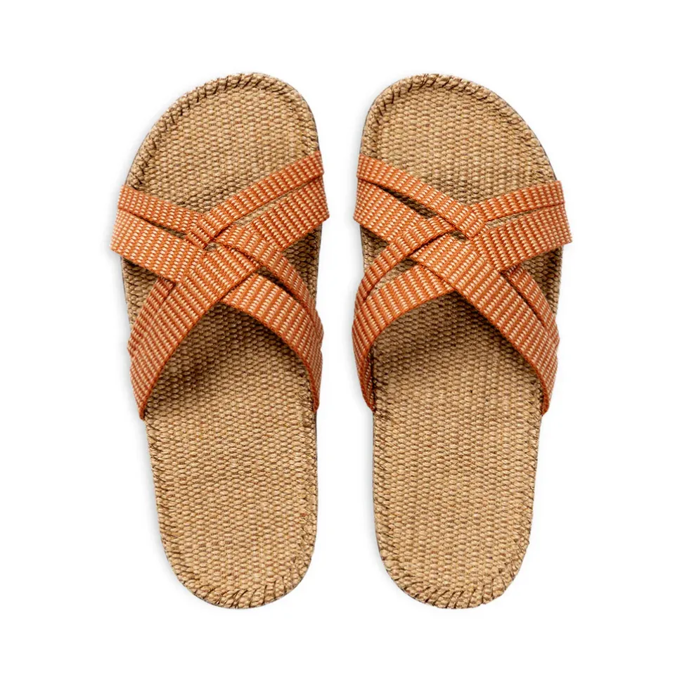 Shangies – sandalen orange stripes