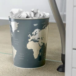 Vuilnisbakje – wereldkaart