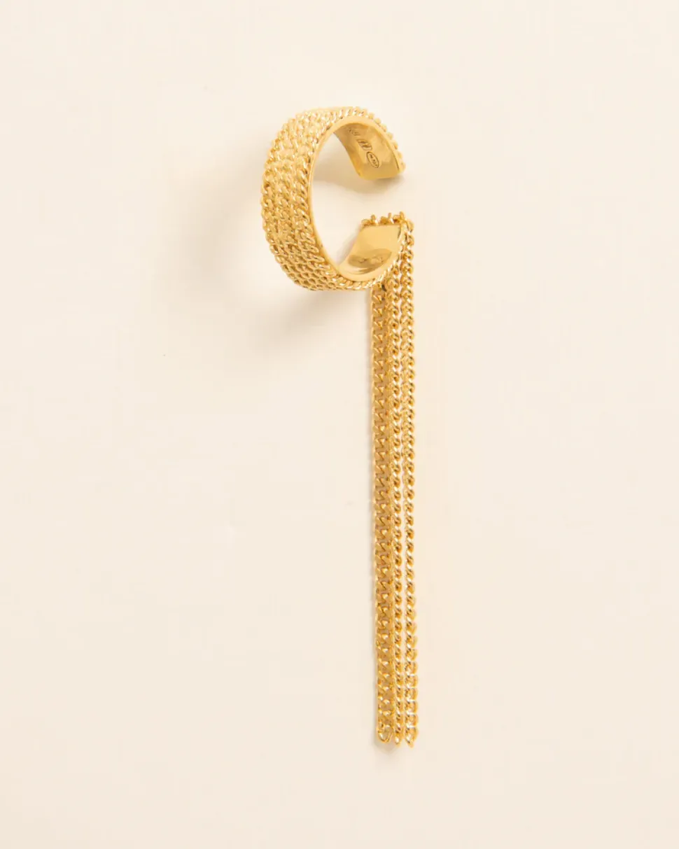 Wouters&Hendrix – cuff met ketting verguld