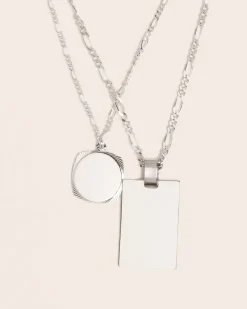 Wouters&Hendrix – dubbele ketting met medaillons large