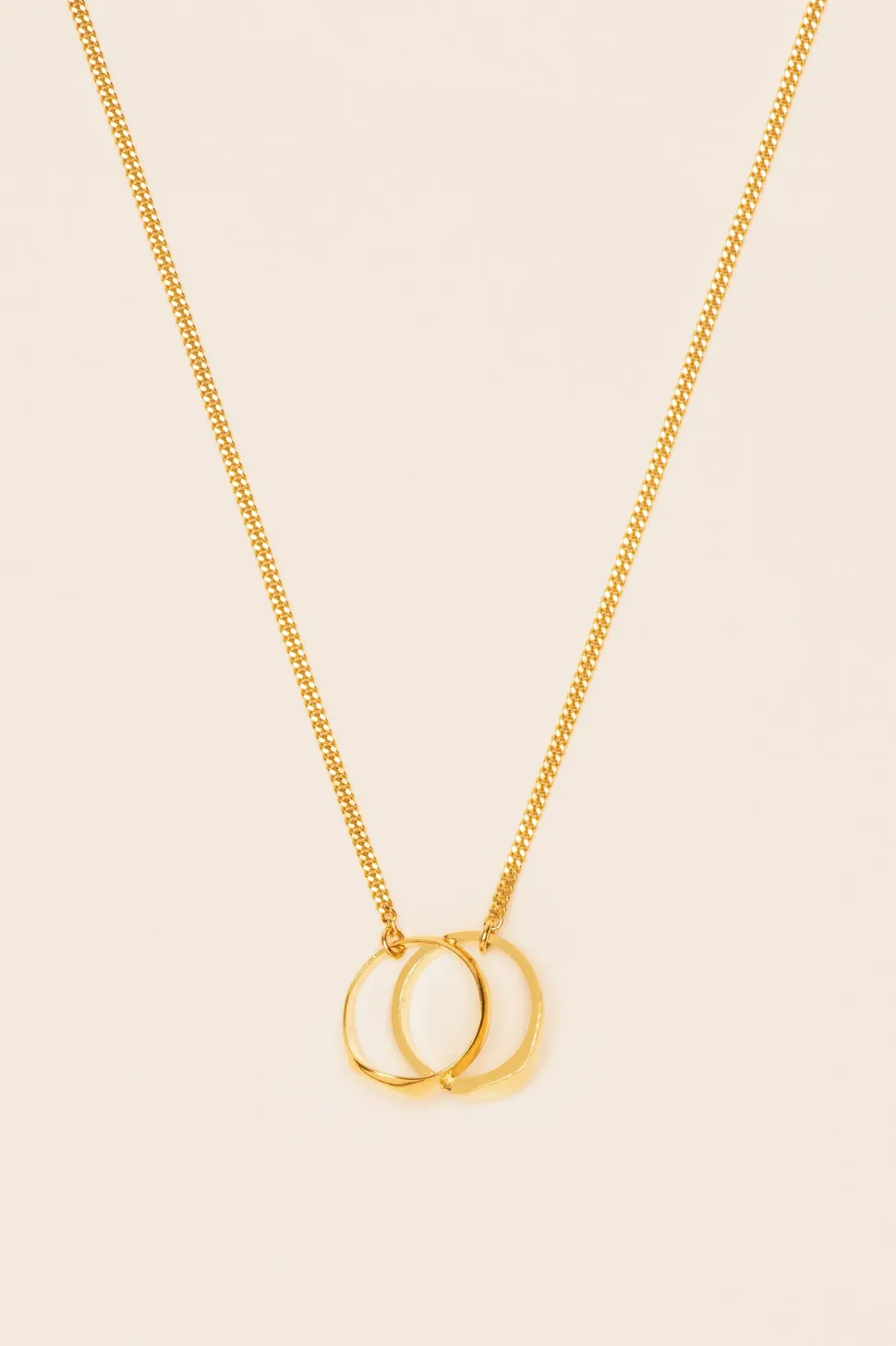 Wouters&Hendrix – ketting met split signet ring large