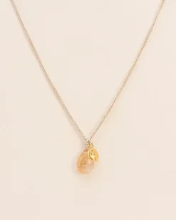 Wouters&Hendrix – ketting met rutielkwarts en mosterd zaadje